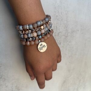 Queen Bracelet Set (Rose Gold & Silver)